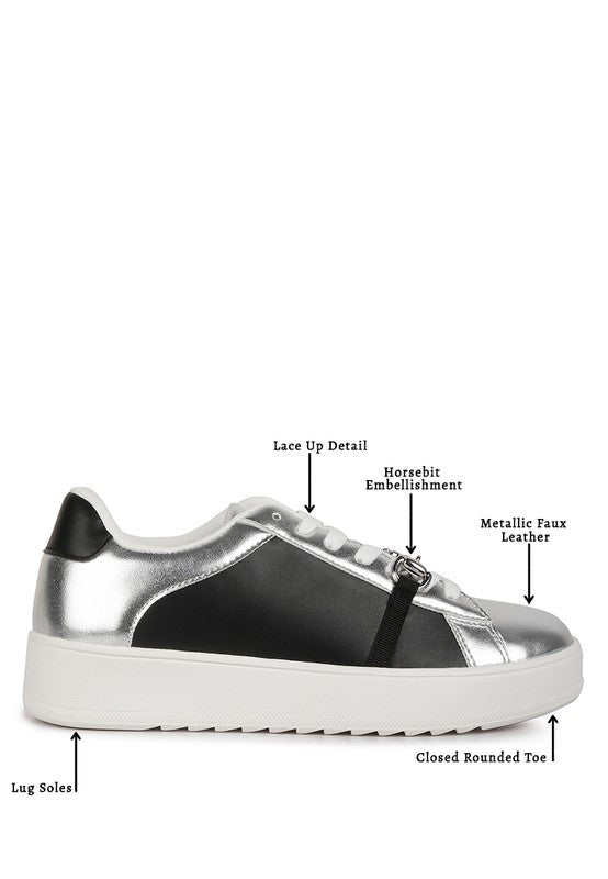 Nemo Metallic Sneakers Addie Grace Boutique