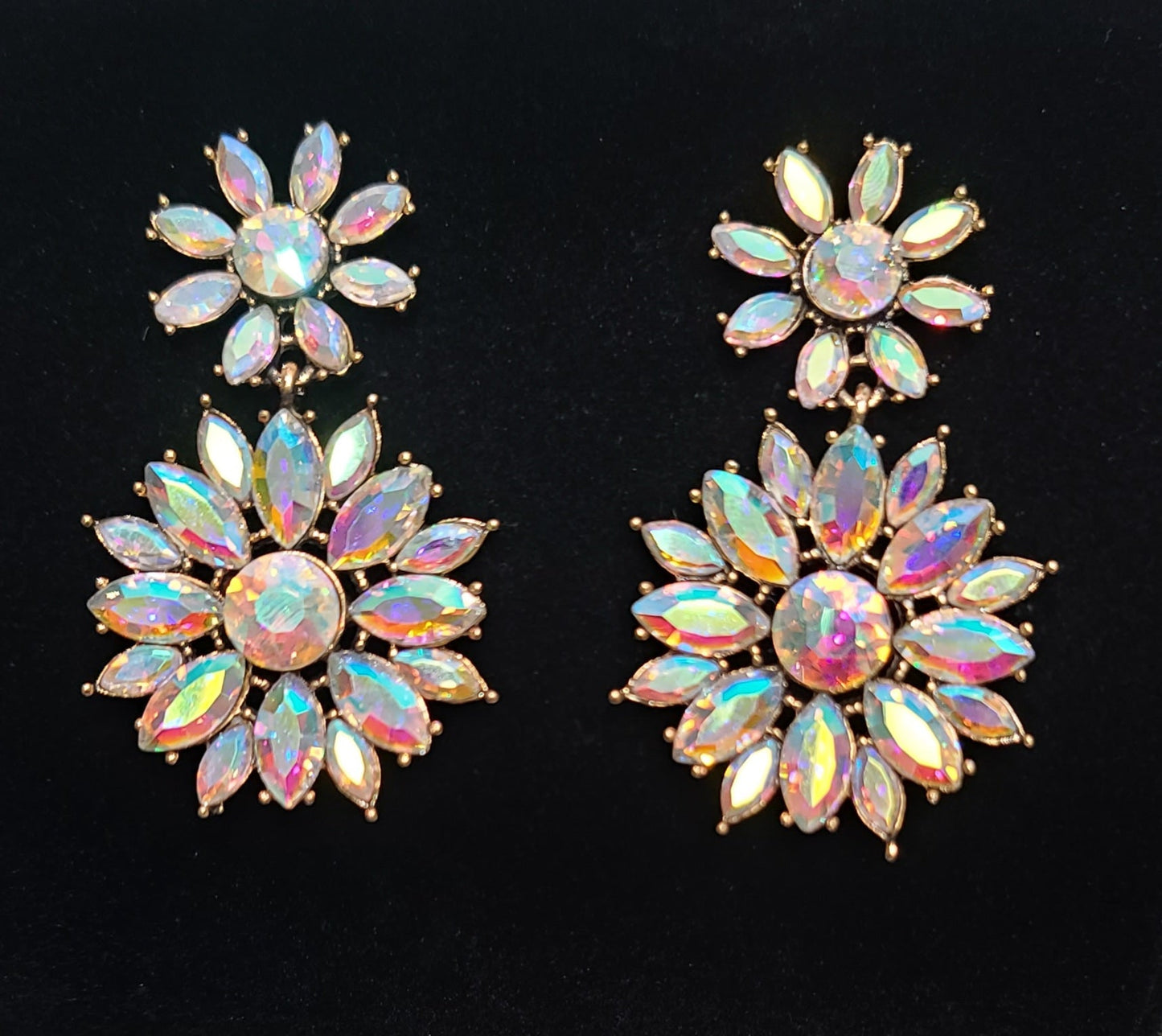 Special Occasion Earrings-AB Stones Addie Grace Boutique