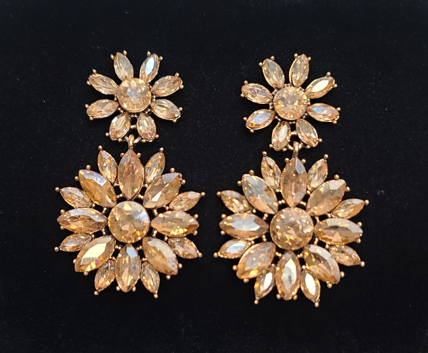 Special Occasion Earrings-Gold Addie Grace Boutique