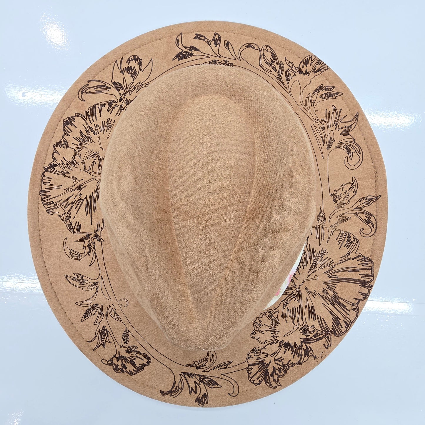 The Meadow Bloom Burned Rancher Hat Addie Grace Boutique