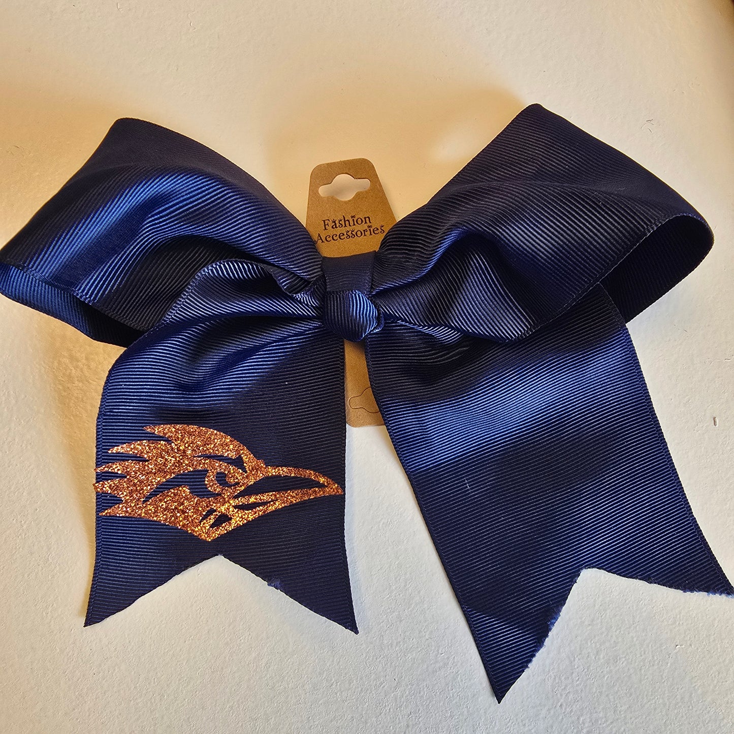 Roadrunner Navy Game Day Hair Bow