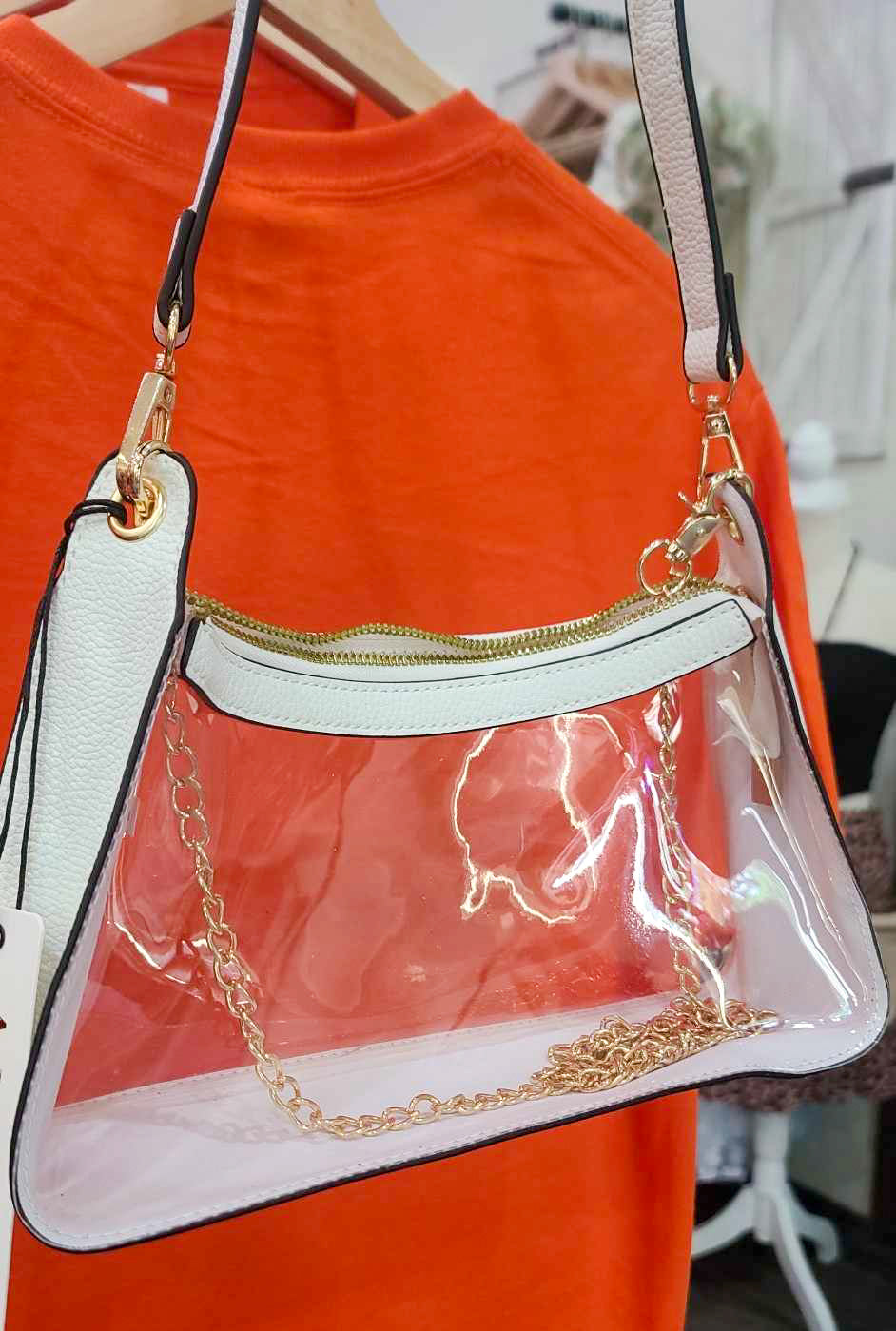 Clear Shoulder Bag Addie Grace Boutique