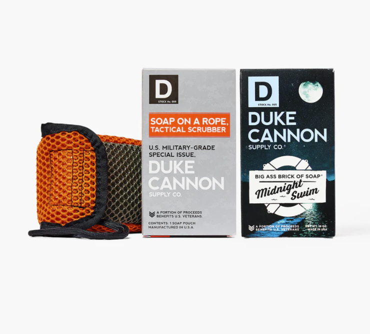 Soap on a Rope Bundle Pack - Midnight Swim + Tactical Scrubber