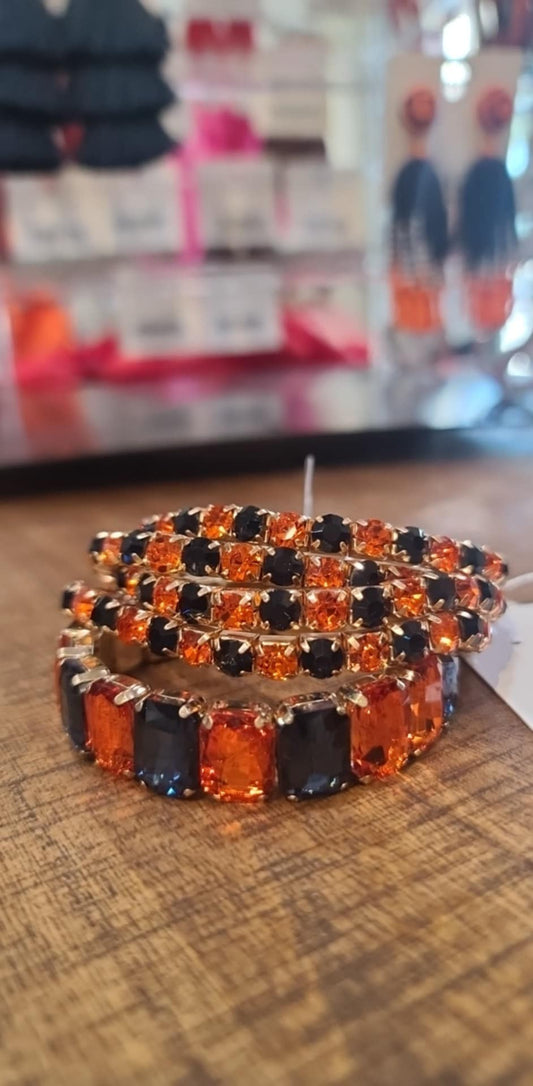 GD Rhinestone Bracelet Stack (5pc)