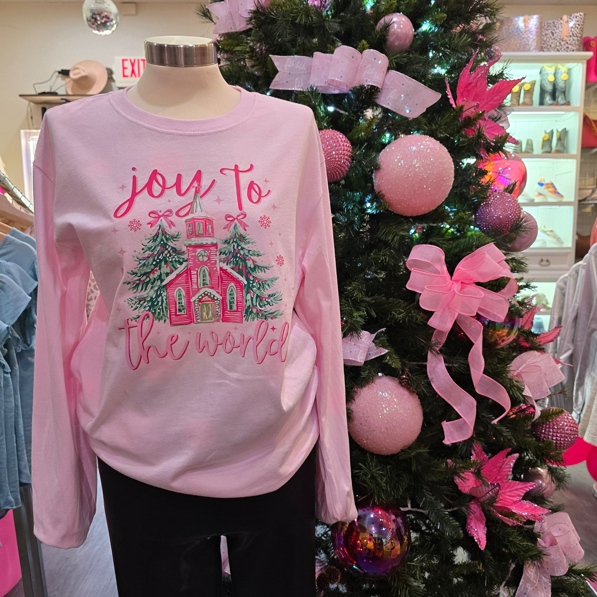Joy To The World Tee  Addie Grace Boutique
