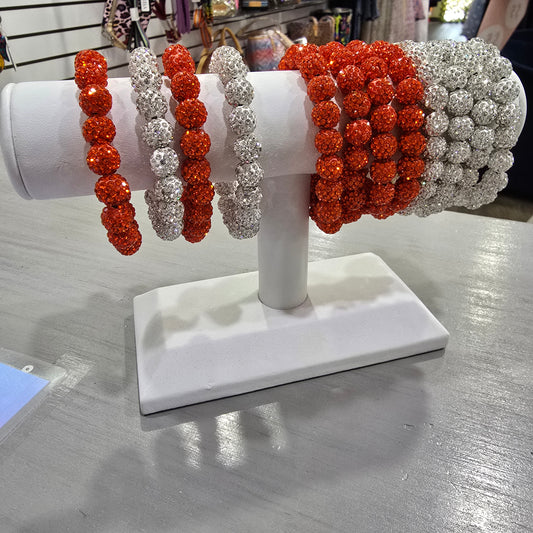 Rhinestone Bead Bracelet