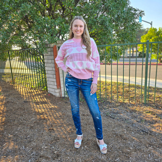Heart Pink Sweater