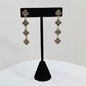 Quad Clover Crystal Drop Earrings  Addie Grace Boutique