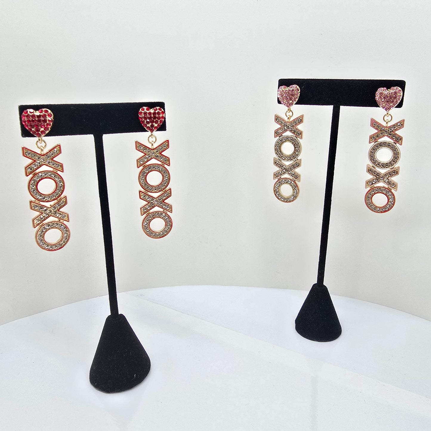 XOXO Crystal Earrings  Addie Grace Boutique