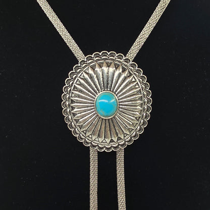 Sunburst-Style Medallion Bolo  Addie Grace Boutique