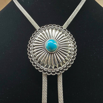 Sunburst-Style Medallion Bolo  Addie Grace Boutique