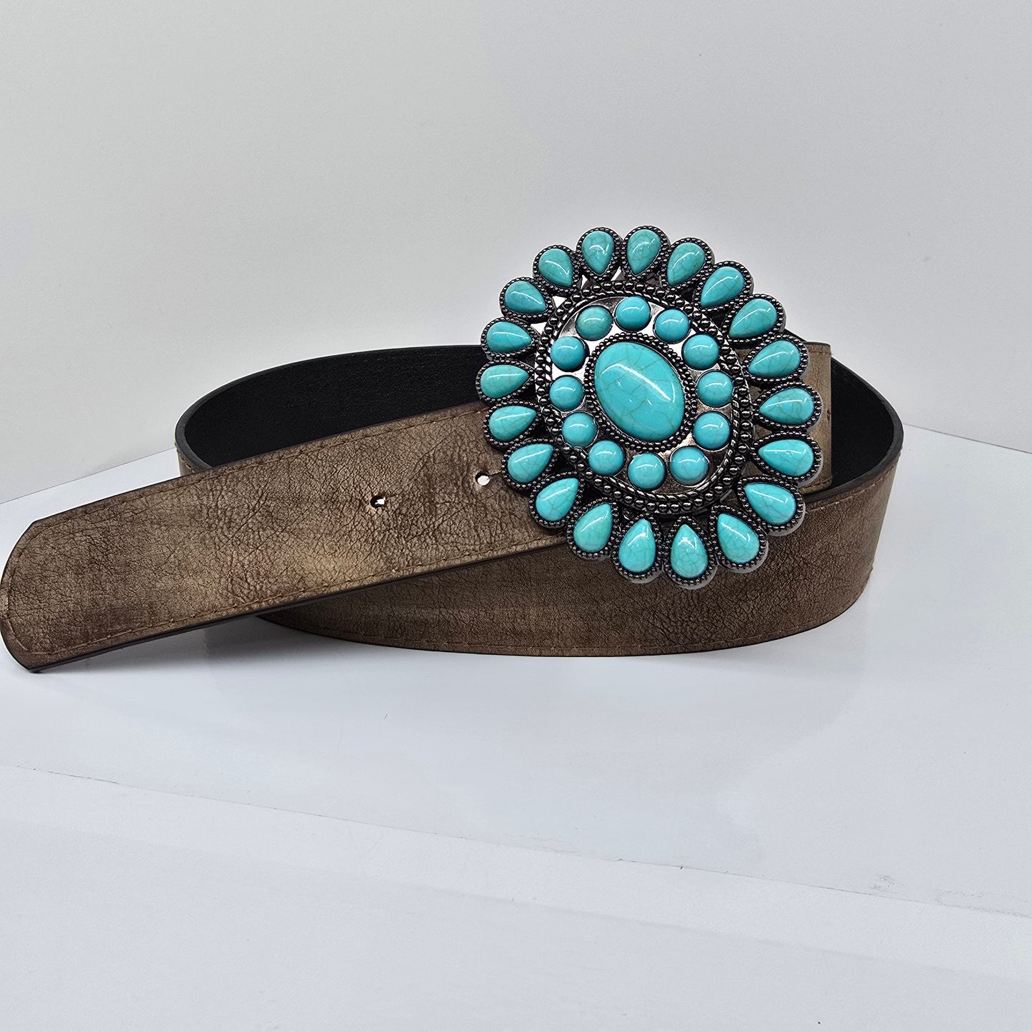 Turquoise Buckle Belt