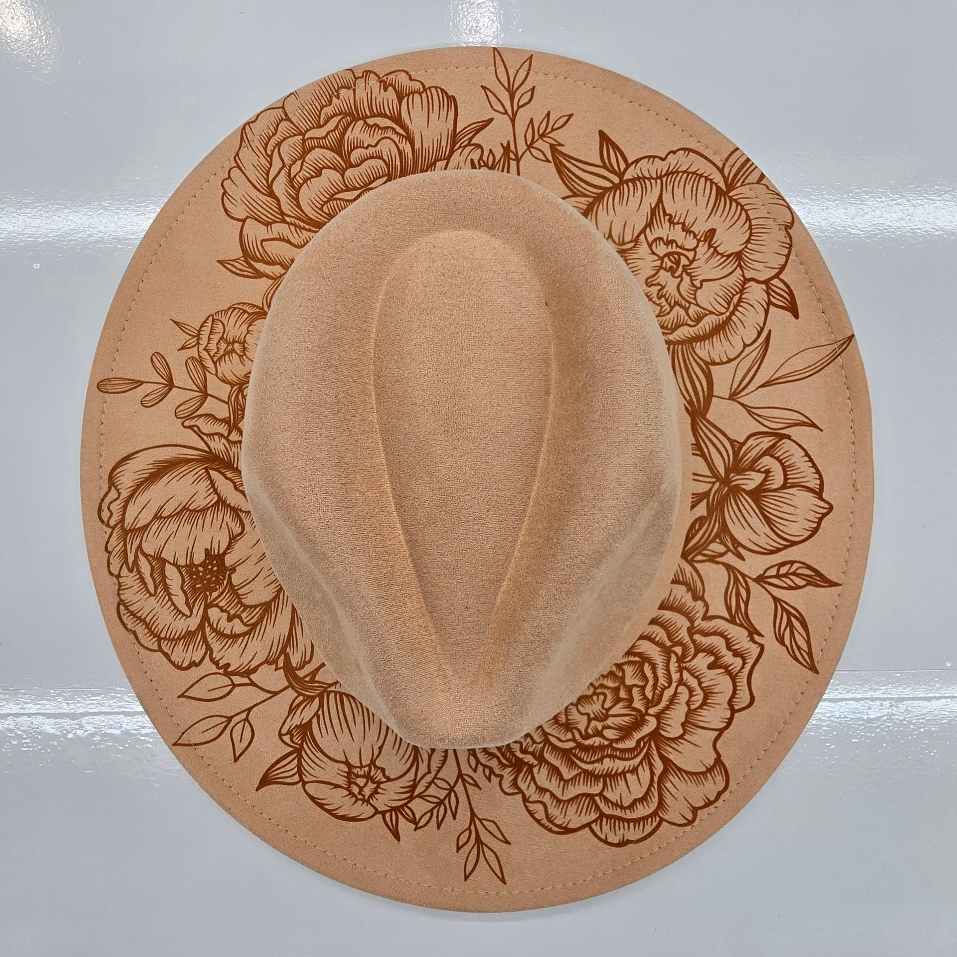 The Rosewood Burned Rancher Hat  Addie Grace Boutique