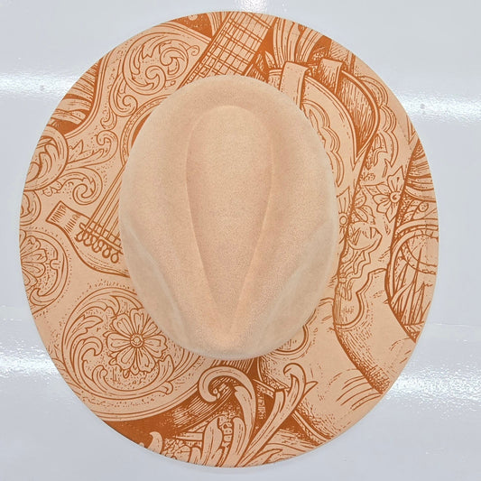 The Desert Song Burned Rancher Hat  Addie Grace Boutique