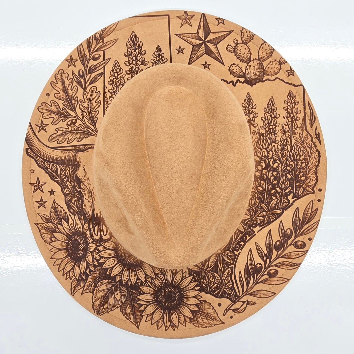 Lone Star Burned Rancher Hat  Addie Grace Boutique