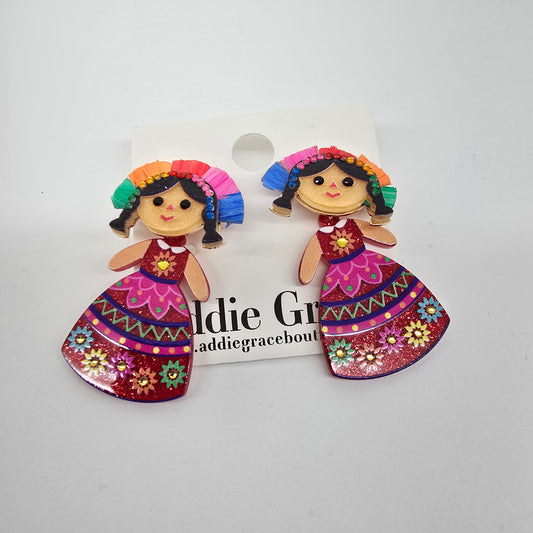 Lele Doll earrings - Addie Grace Boutique
