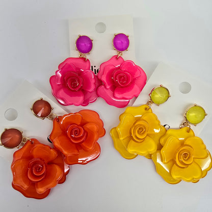Rose Earrings