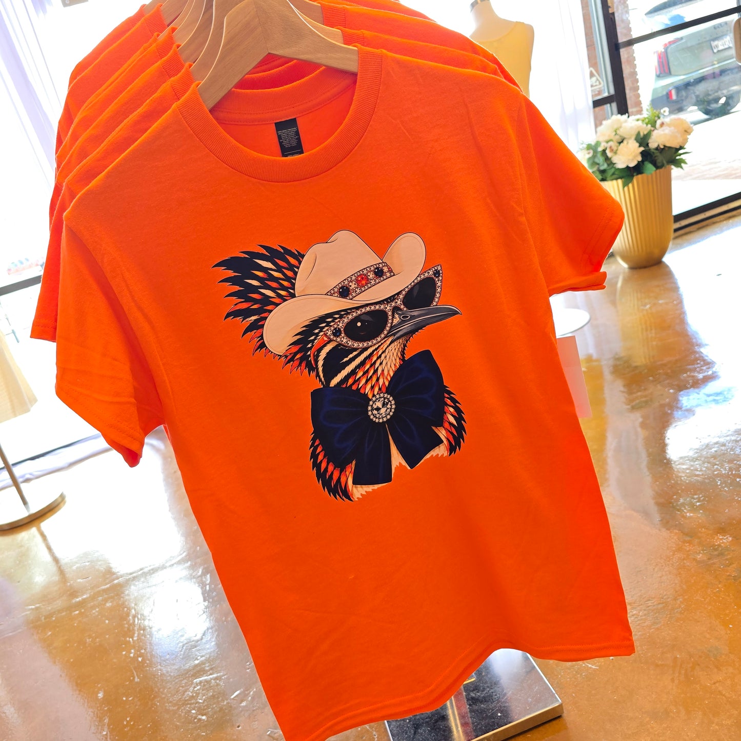 Western Roadrunner Orange Game Day Tee