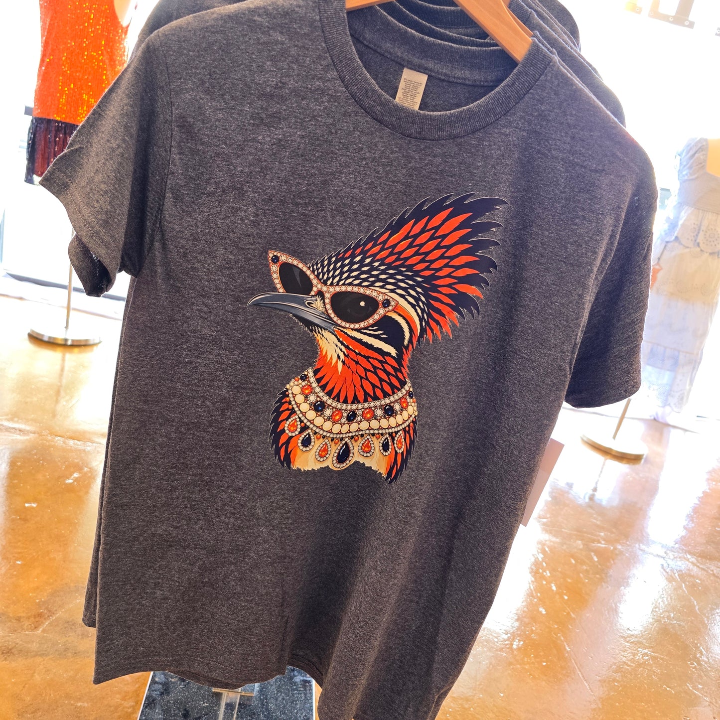 Roadrunner Heather Blue Game Day Tee