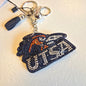 Roadrunner Rhinestone Bag Charm