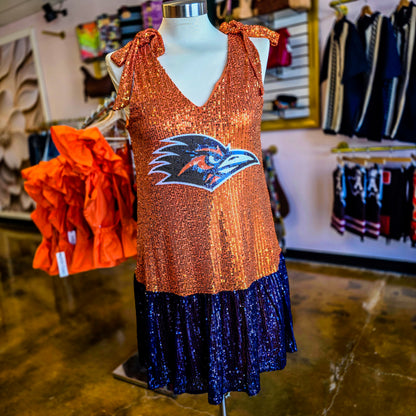 Roadrunner Sequin Game Day Dress