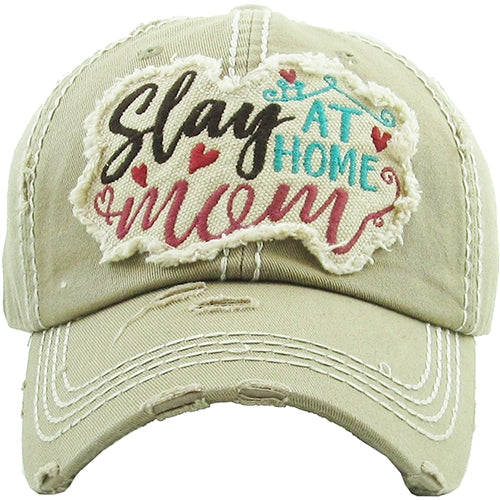 Slay at Home Mom Hat (khaki)