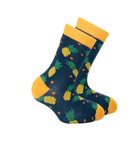 Kid's Pineapple Crew Socks | Large